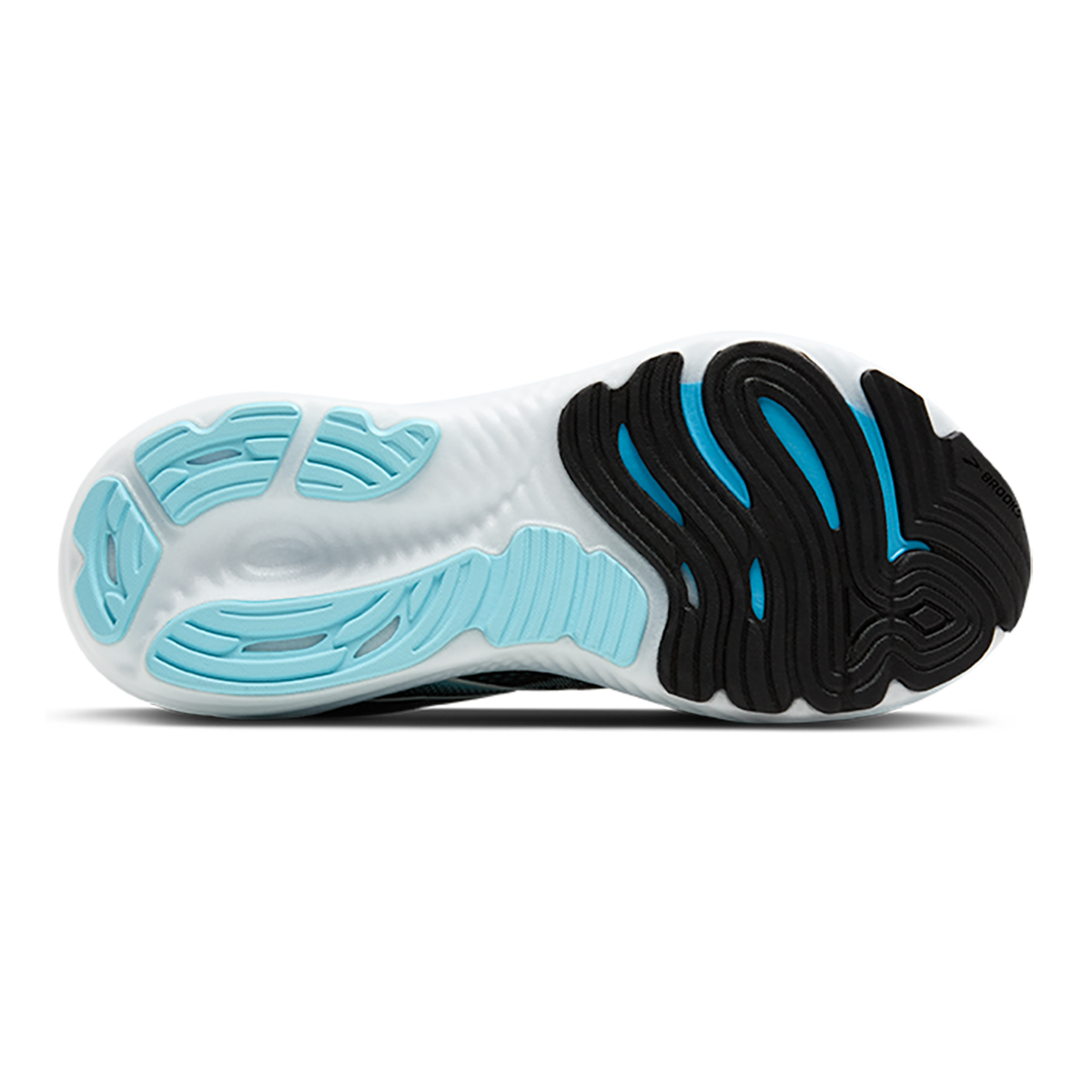 Brooks Glycerin 22 Black - Atomizer - Blazing Orange