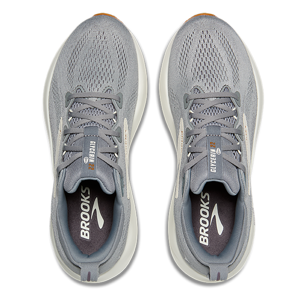 Brooks Glycerin 22 Primer Gray - Gray - Honey Ginger