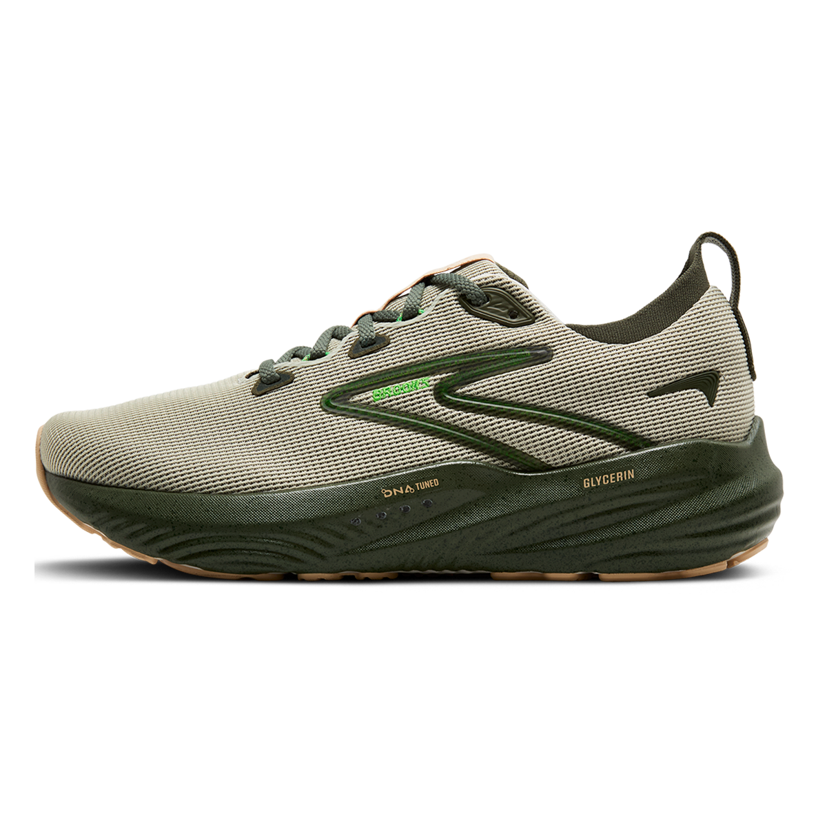 Brooks Glycerin 22 Beetle Celadon Ivory