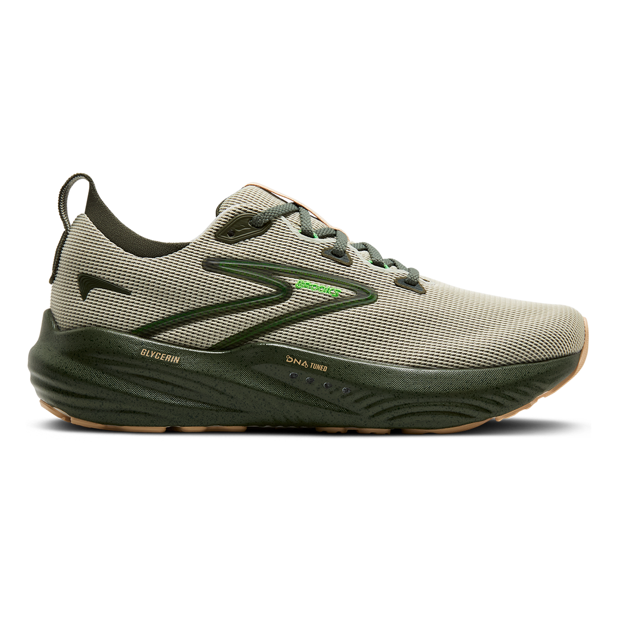 Brooks Glycerin 22 Beetle Celadon Ivory
