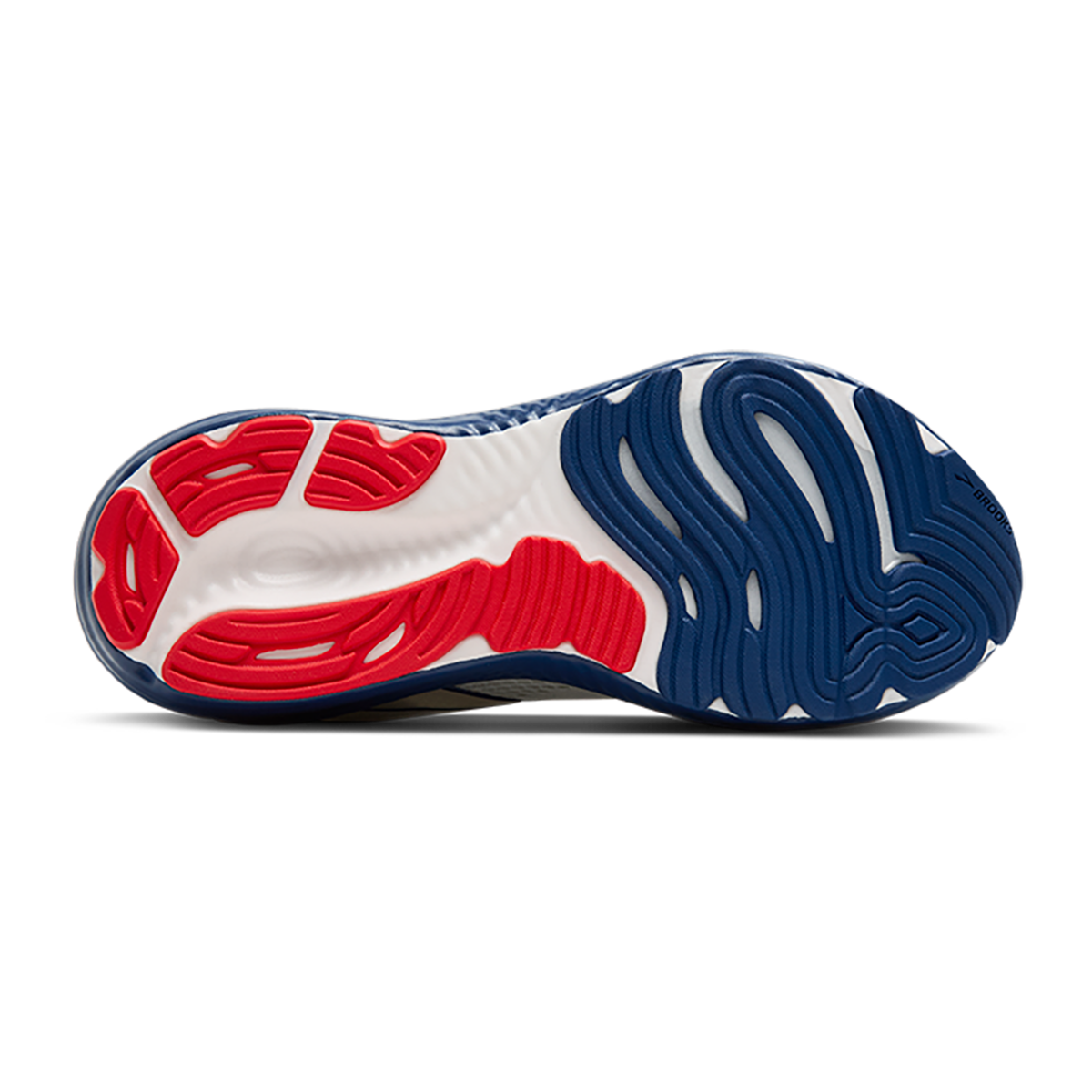 Brooks Glycerin 22 Gray - Navy Peony - Fiery Red
