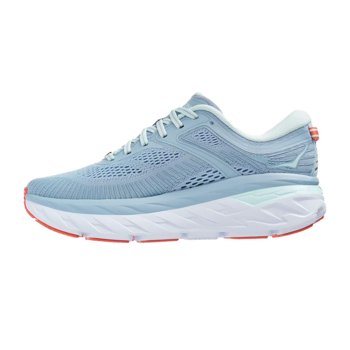 Hoka Bondi 7 - Blue Fog - Blue Glass