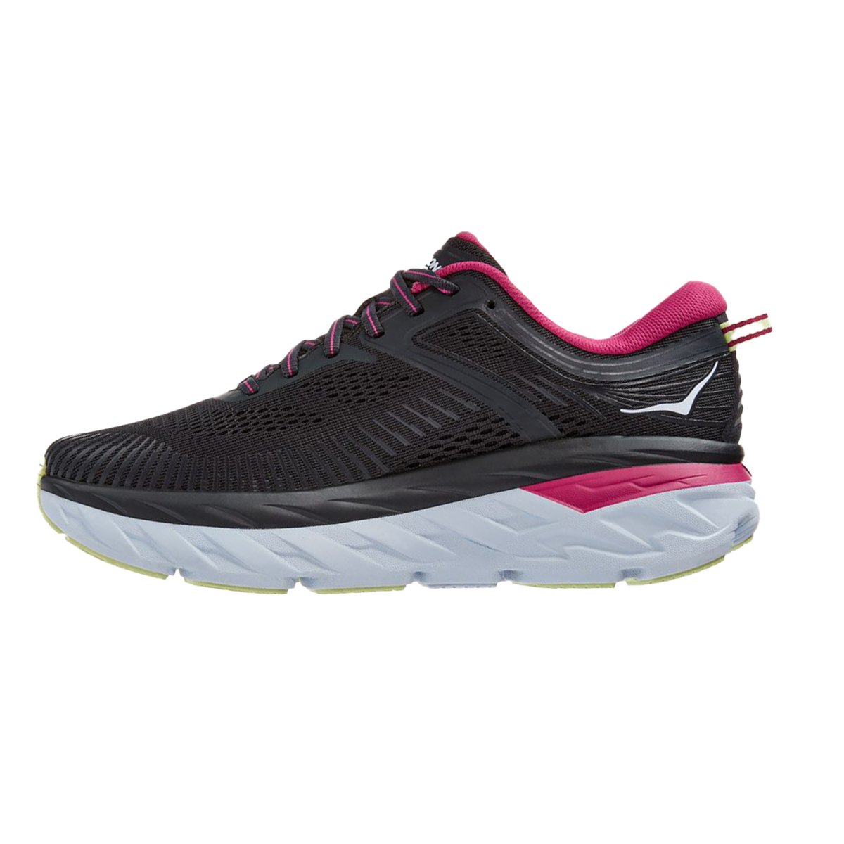 Hoka Bondi 7 - Blue Graphite - Festival Fuchsia