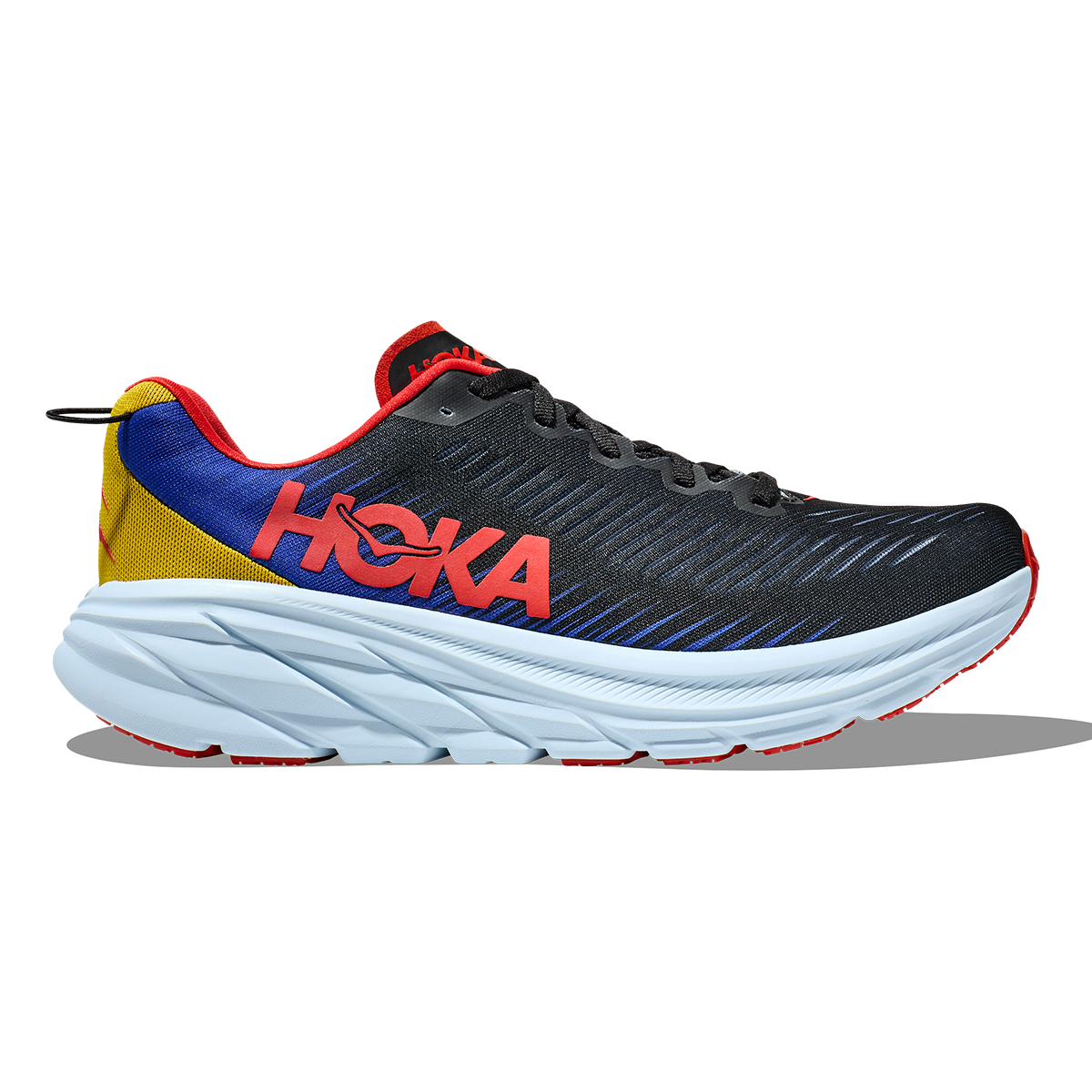 Hoka Rincon 3 - Black - Dazzling Blue