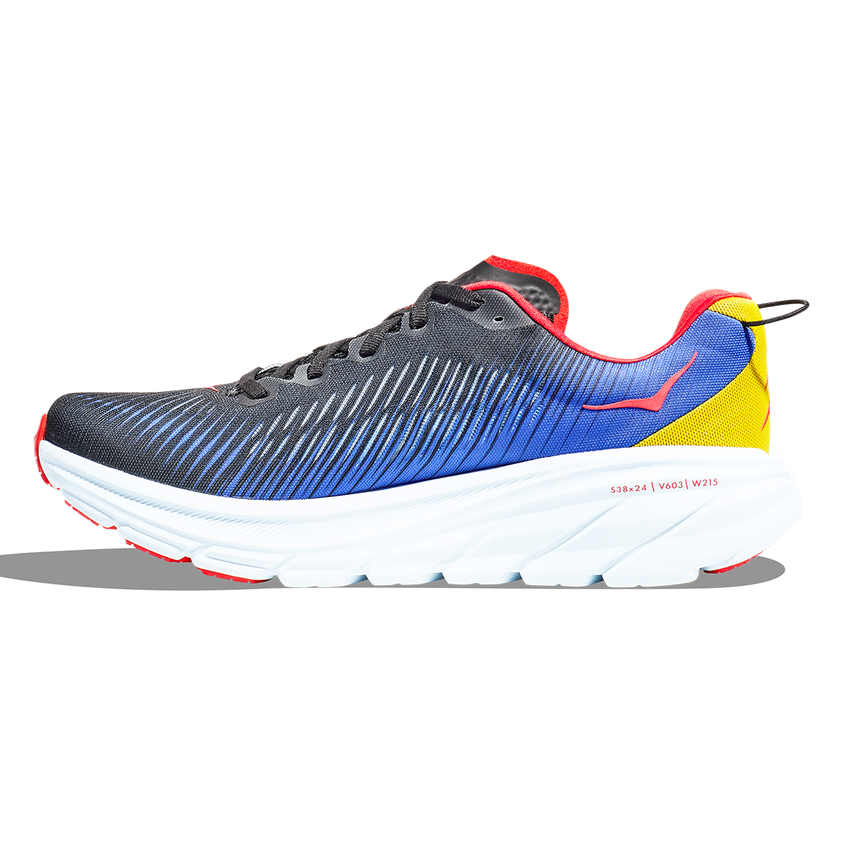Hoka Rincon 3 - Black - Dazzling Blue