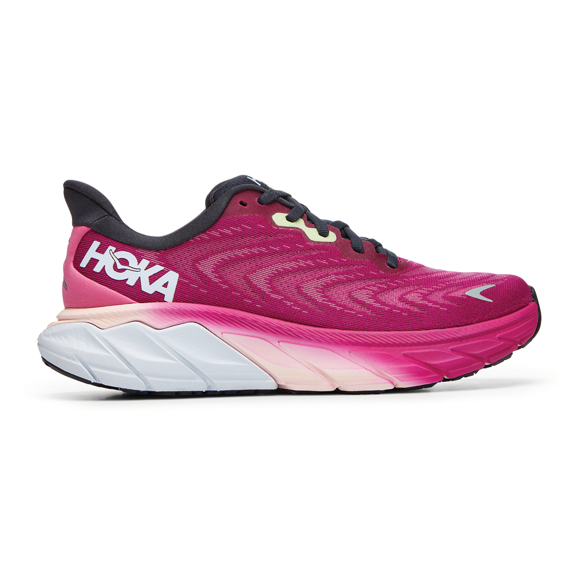 Hoka Arahi 6 - Festival Fuchsia - Ibis Rose