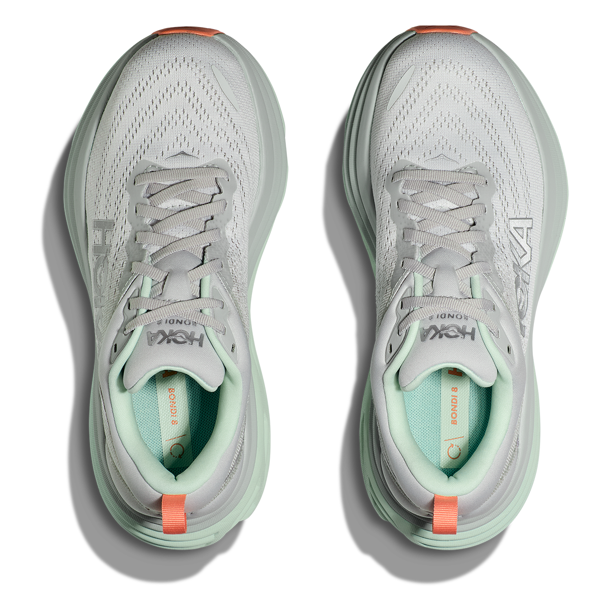 Hoka Bondi 8 - Stardust - Aqua Breeze