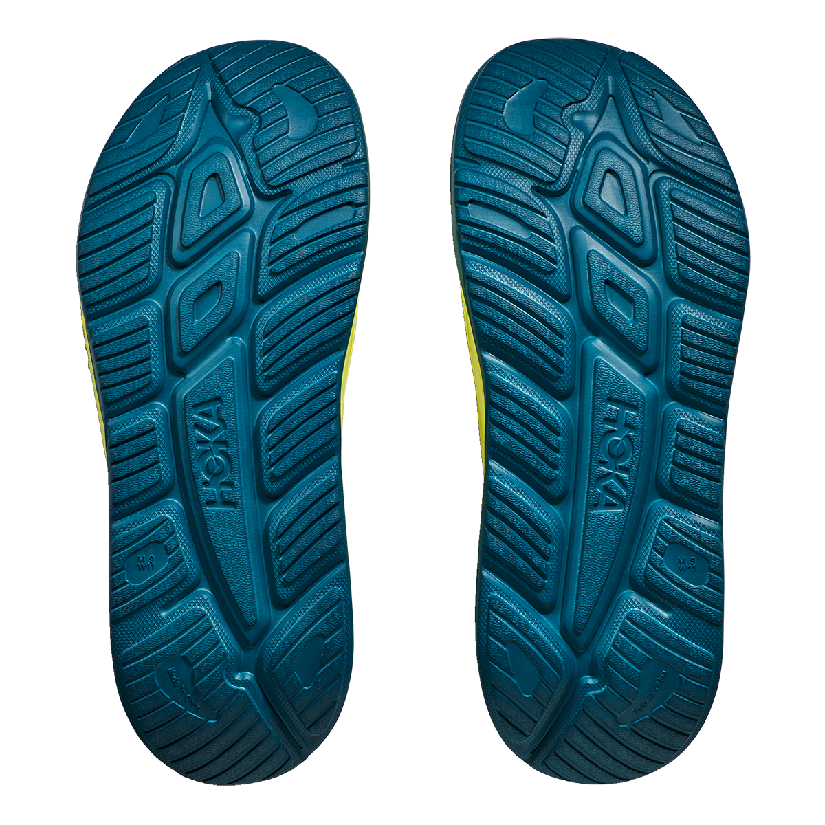 Hoka Ora Recovery Slide 3 - Evening Primrose - Deep Lagoon