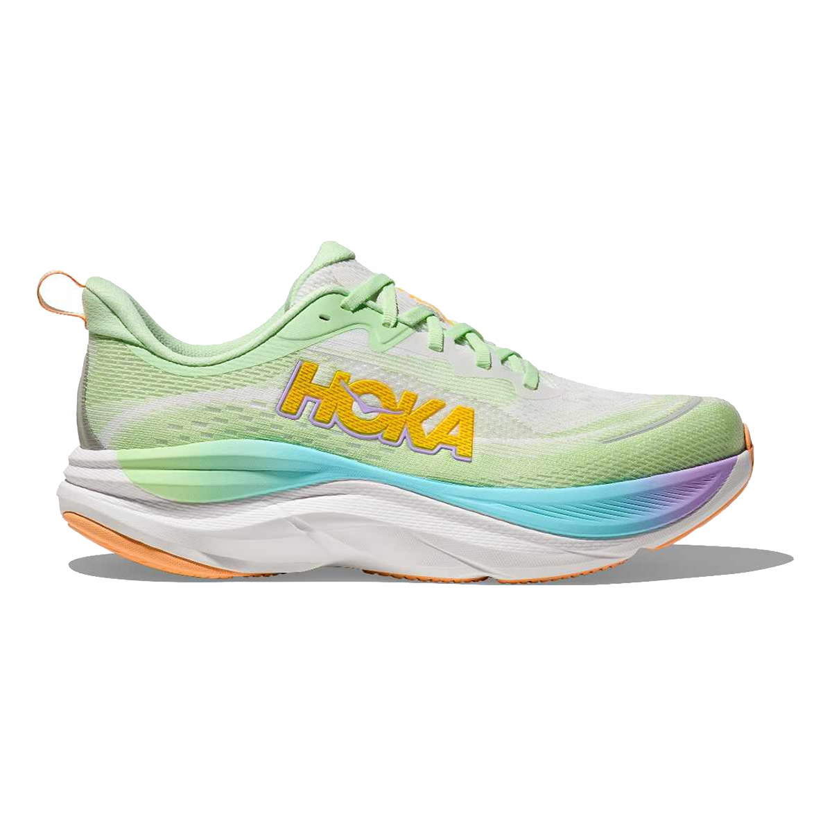 Hoka Skyflow - Luna Moth - White