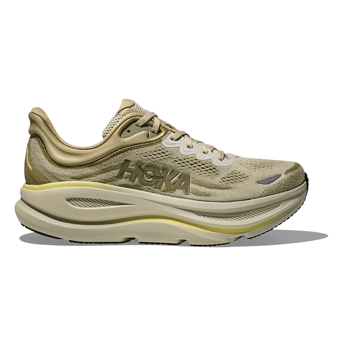 Hoka Bondi 9 Grassland - Oyster Mushroom