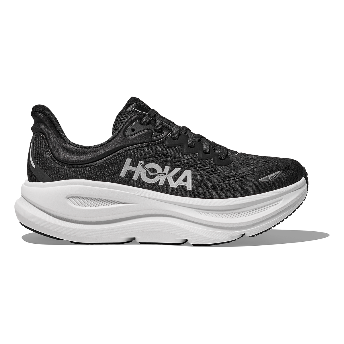 Hoka Bondi 9 Black - White – Fit2Run