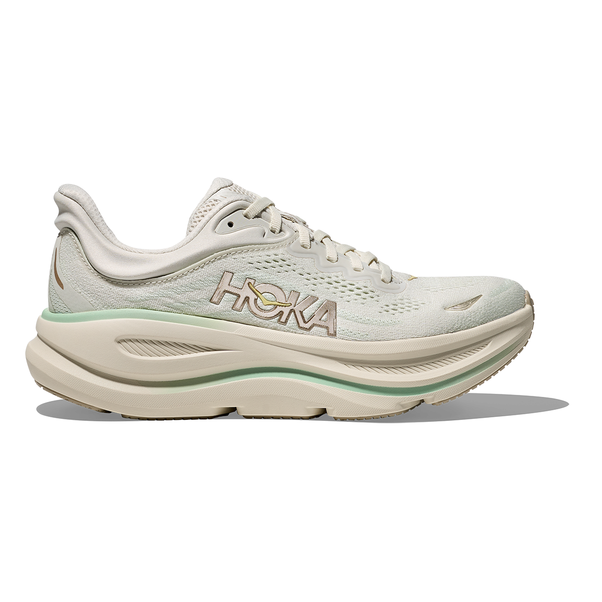 Hoka Bondi 9 Truffle Salt - Sea Glass