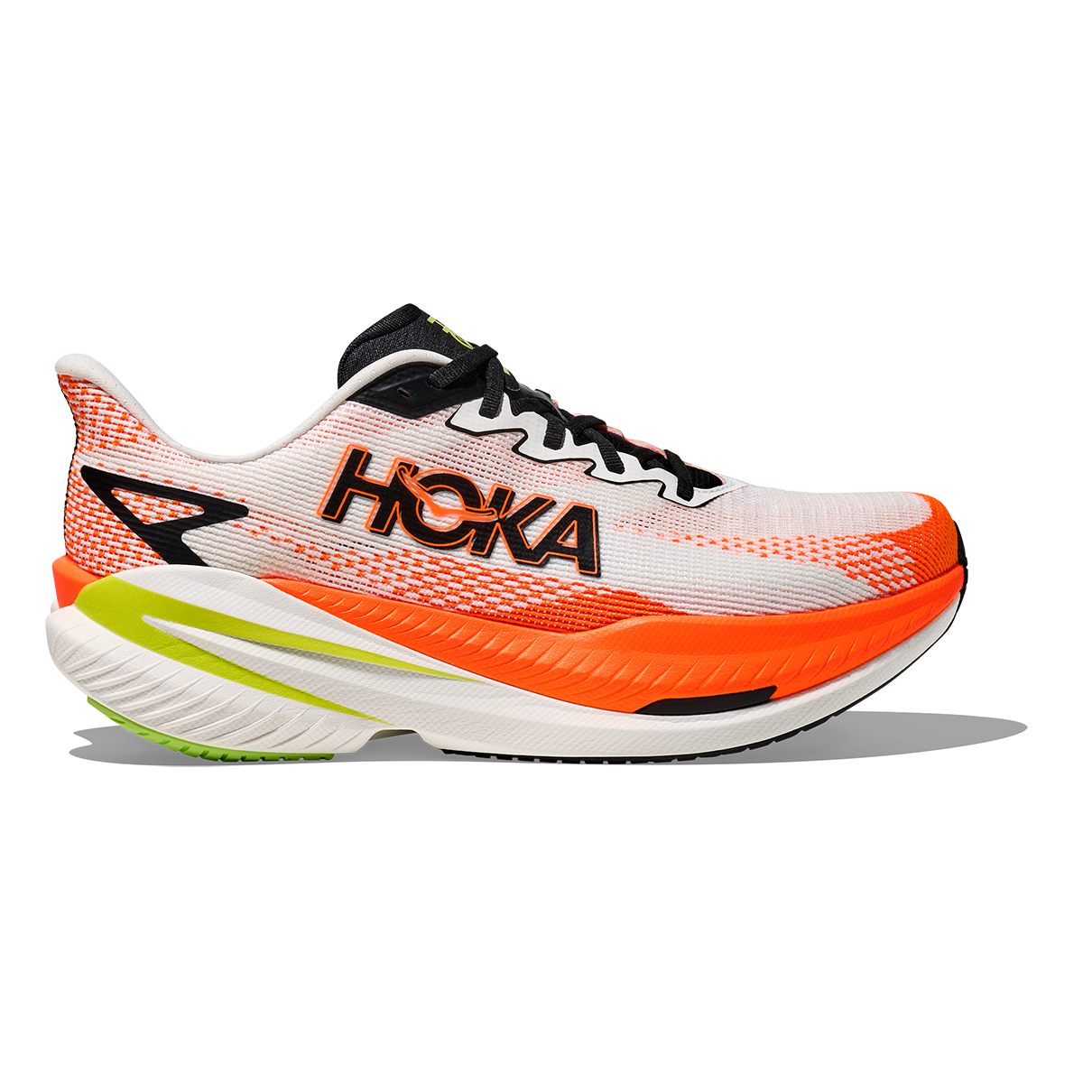 White - Neon Tangerine / D / 8