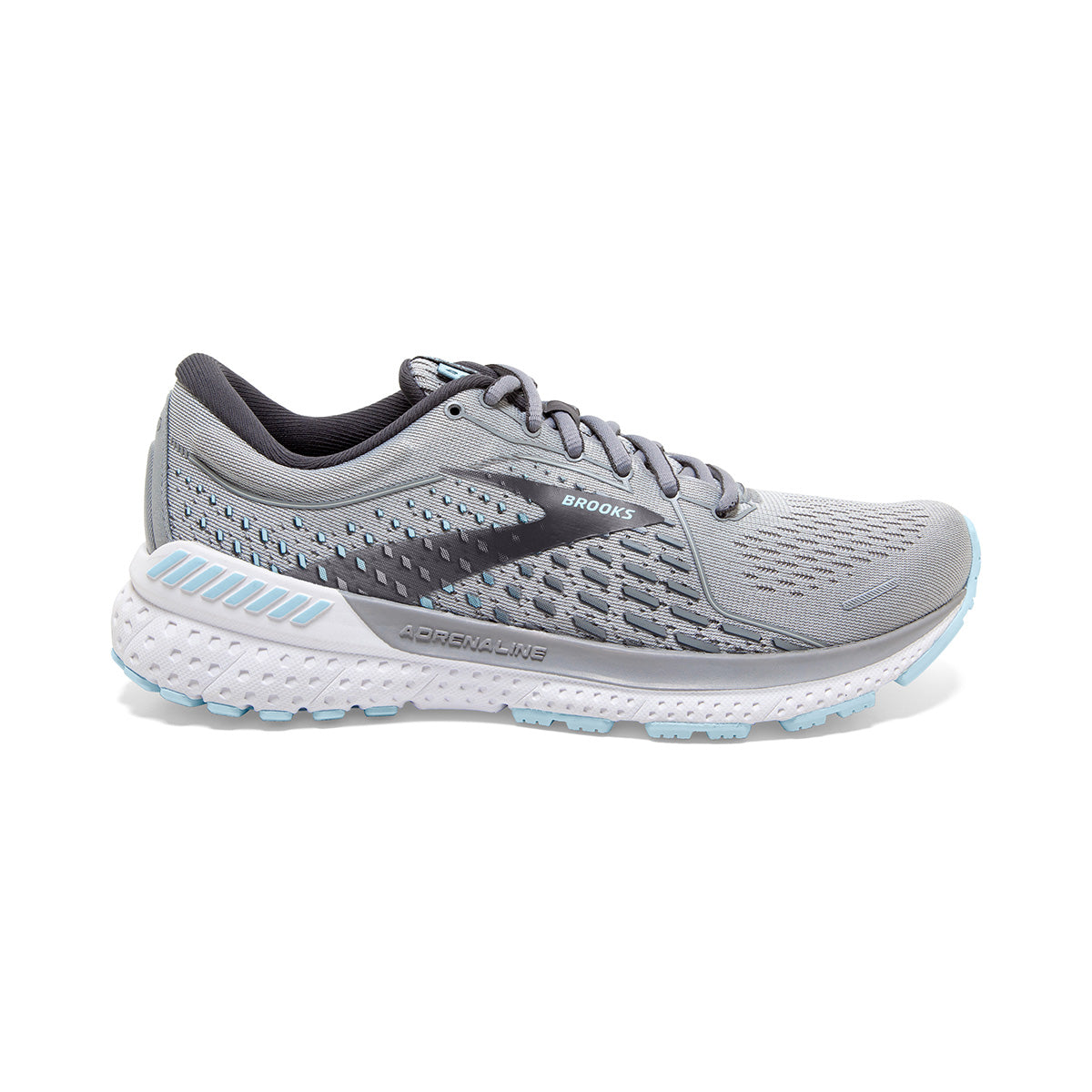 Brooks Adrenaline GTS 21 - Oyster - Alloy - Light Blue