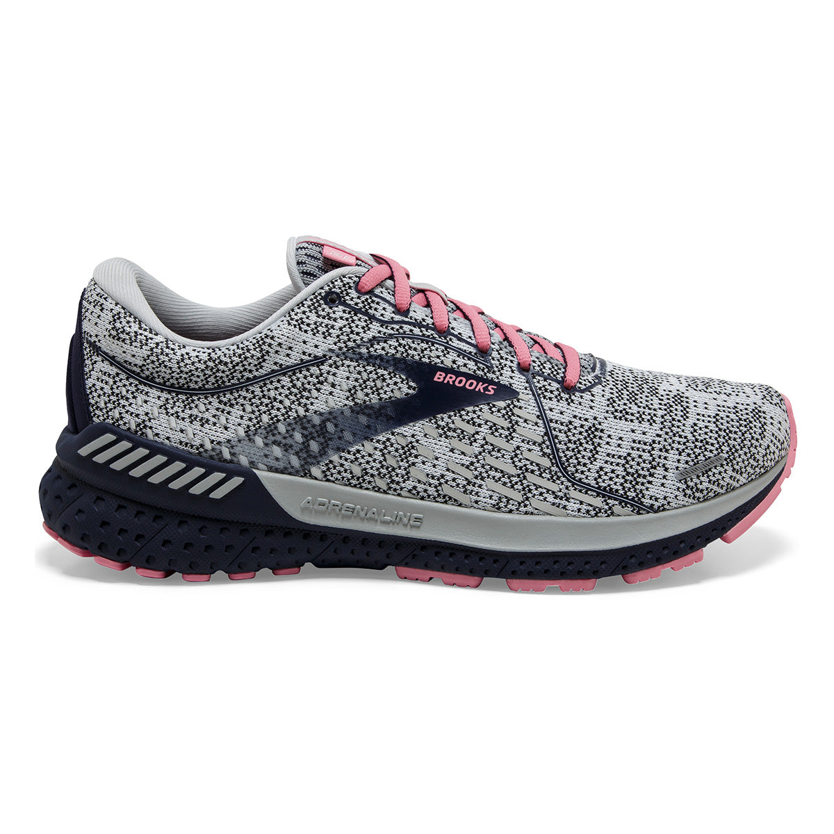 Brooks Adrenaline GTS 21 - White - Peacoat - Coral