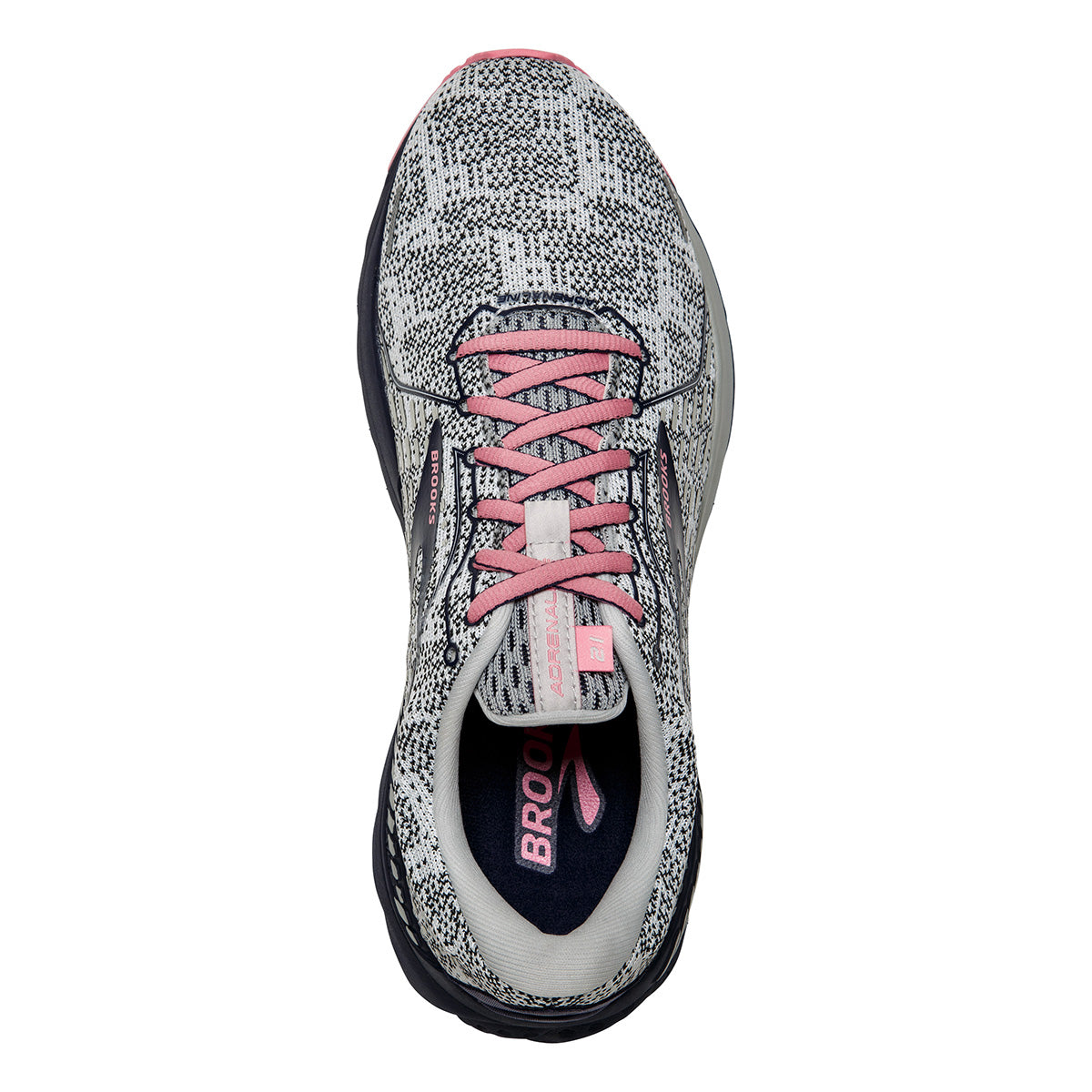 Brooks Adrenaline GTS 21 - White - Peacoat - Coral