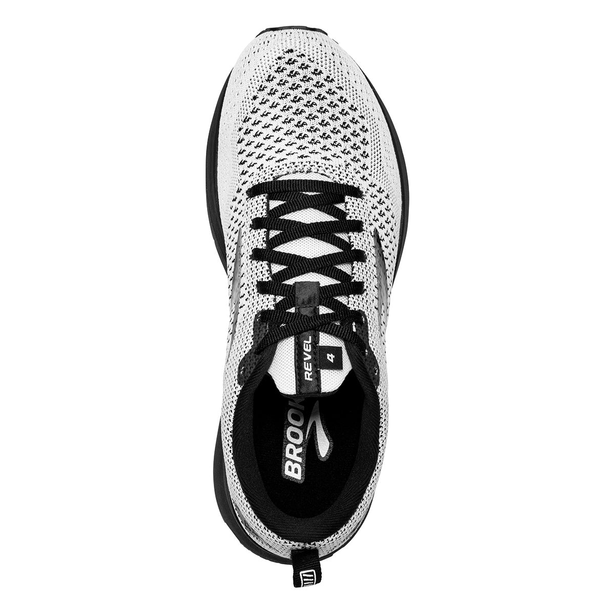 Brooks Revel 4 - White - Black