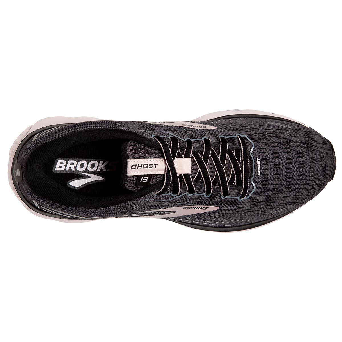 Brooks Ghost 13 - Black - Pearl - Hushed Violet
