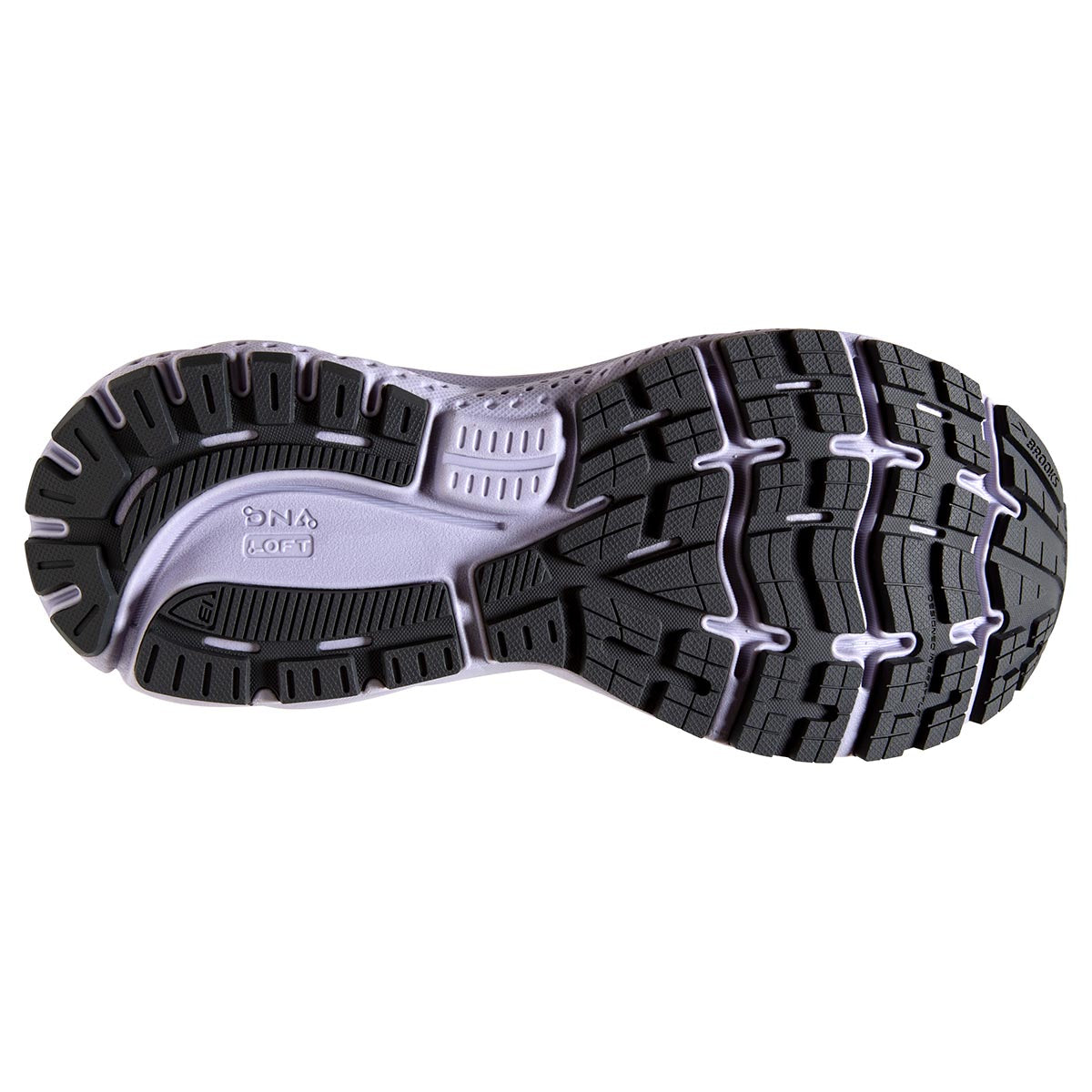 Brooks Ghost 13 - Grey - Blackened Pearl - Purple