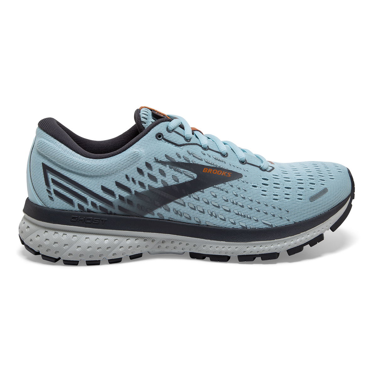 Brooks Ghost 13 - Light Blue - Blackened Pearl - White