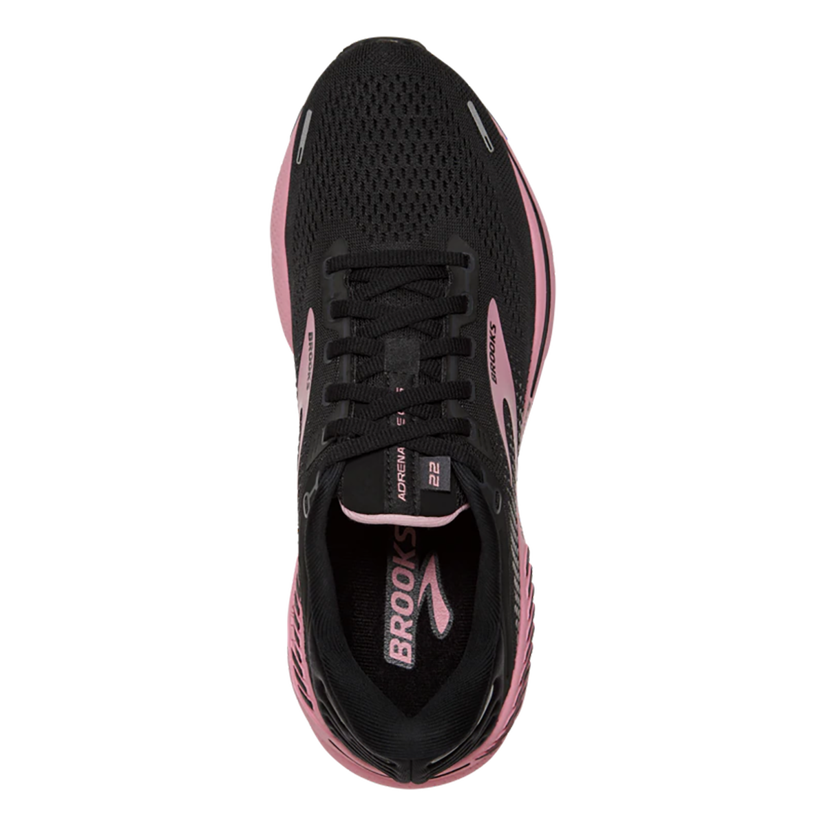 Brooks Adrenaline GTS 22 - Black - Dianthus - Silver