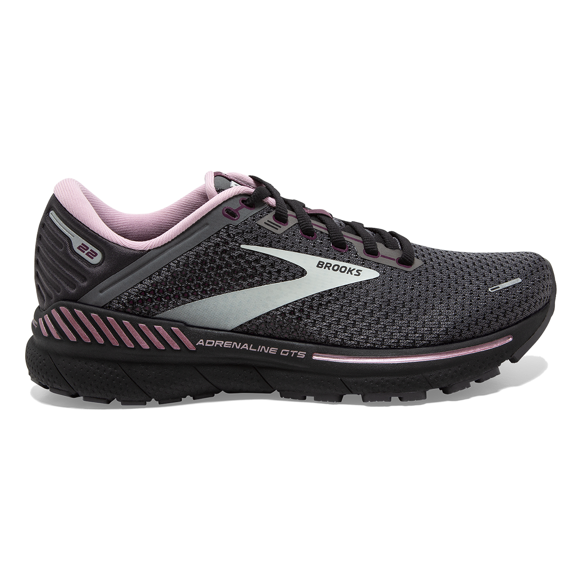 Brooks Adrenaline GTS 22 - Pearl - Black - Metallic