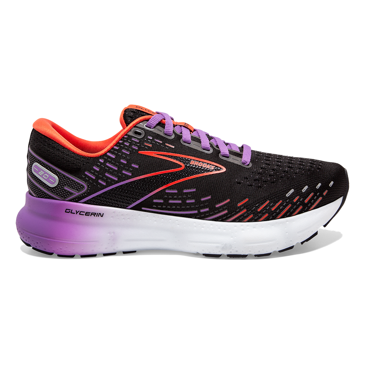 Brooks Glycerin 20 - Black - Bellflower - Fiesta