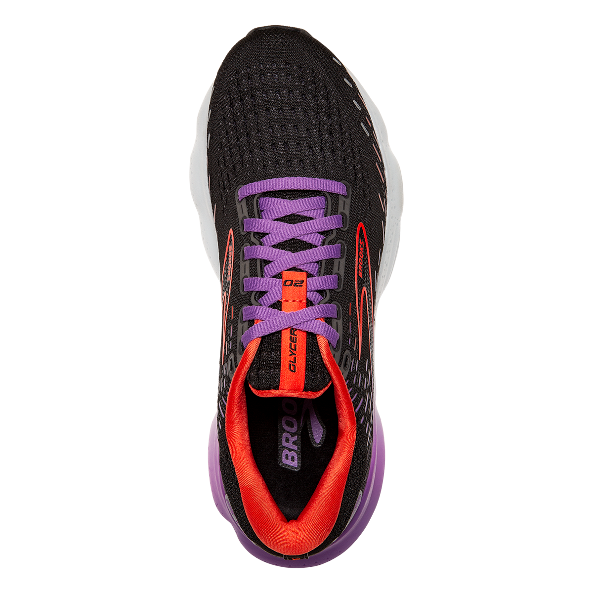 Brooks Glycerin 20 - Black - Bellflower - Fiesta