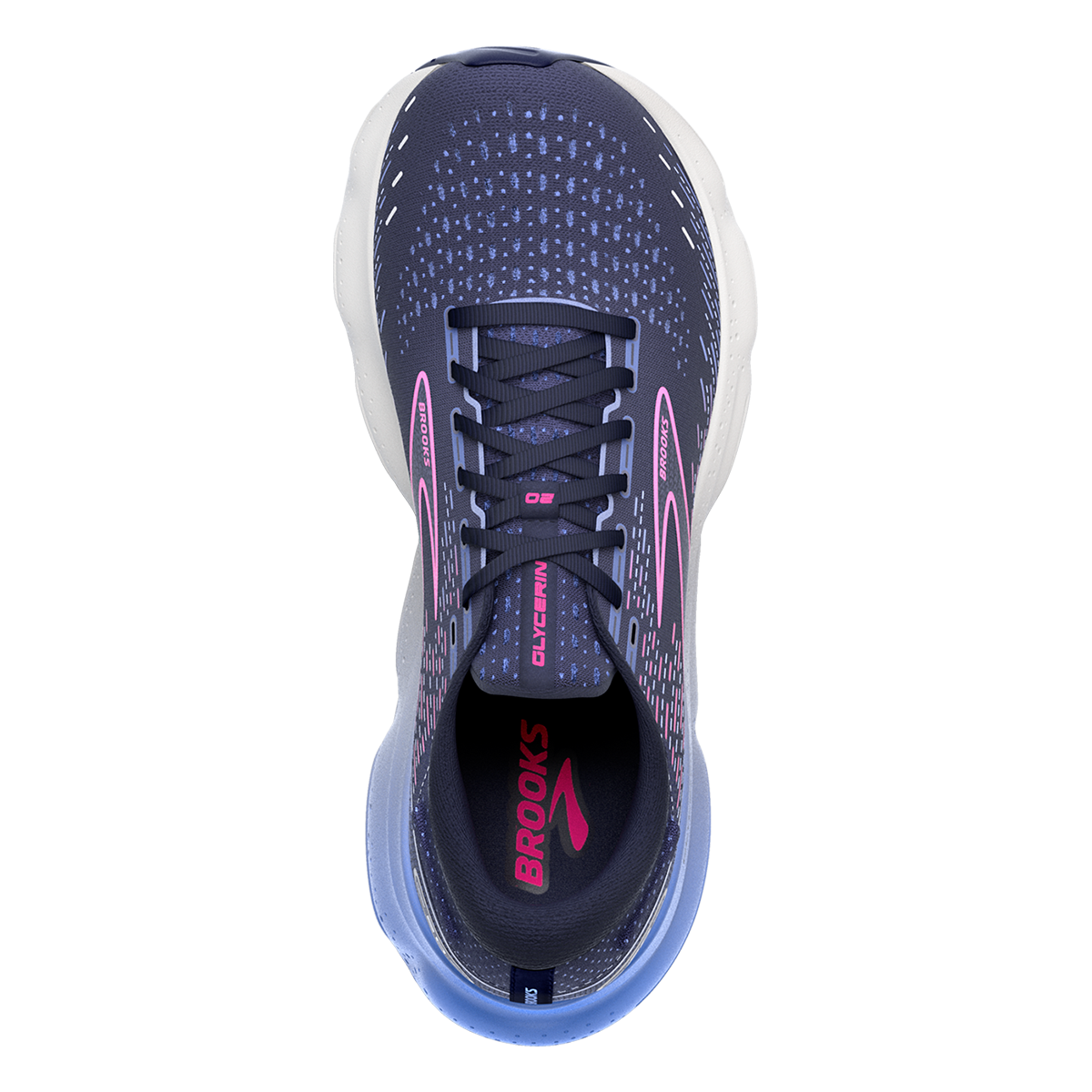 Brooks Glycerin 20 - Peacoat - Blue - Pink