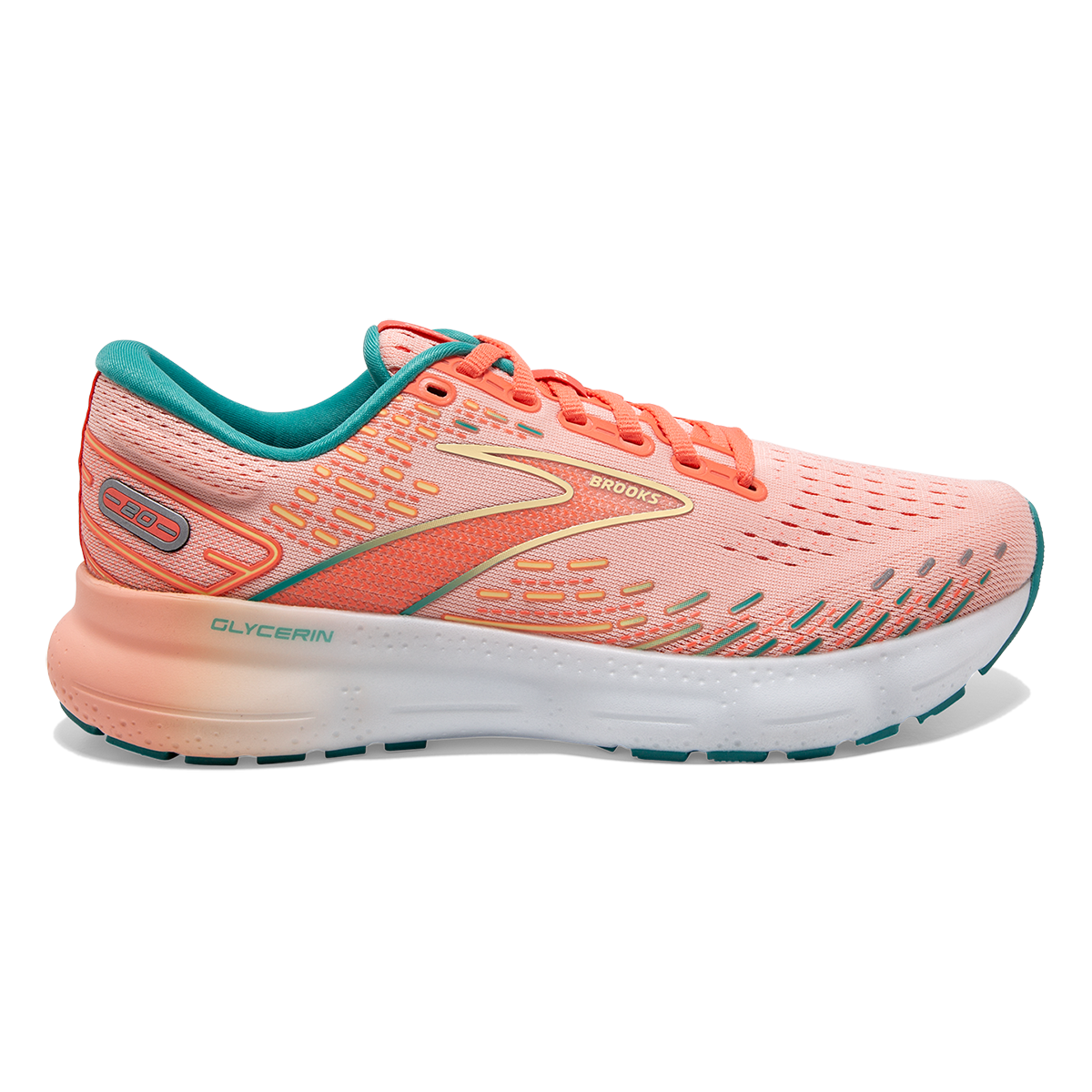 Brooks Glycerin 20 - Tropical Peach - Fusion Coral - Latigo Bay