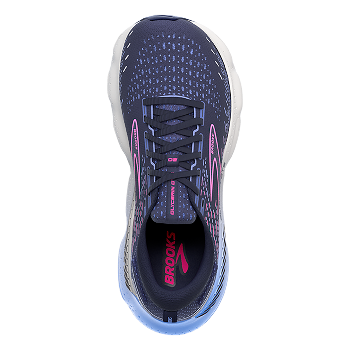 Brooks Glycerin GTS 20 - Peacoat - Blue - Pink
