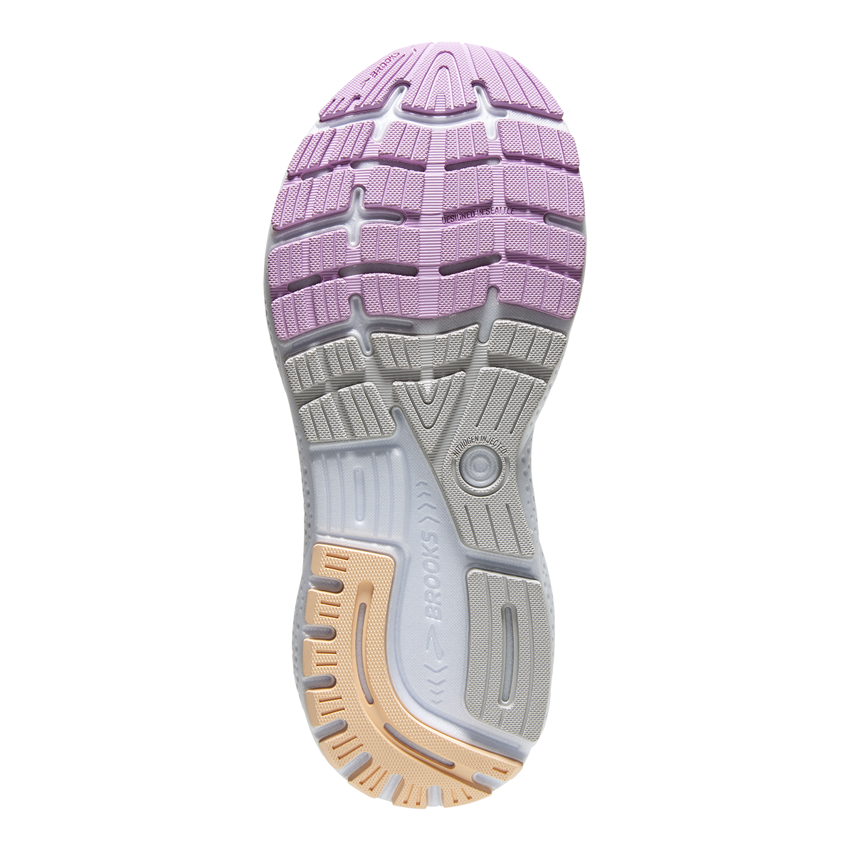 Brooks Ghost 16 - White - Grey - Orchid