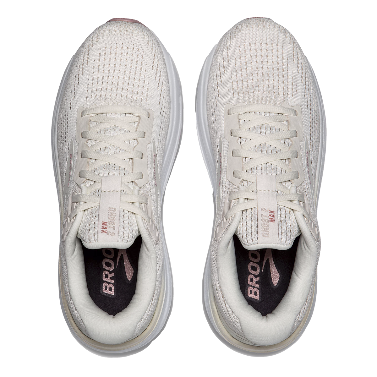 Brooks Ghost Max 2 - Coconut Milk - Gray - Zephyr