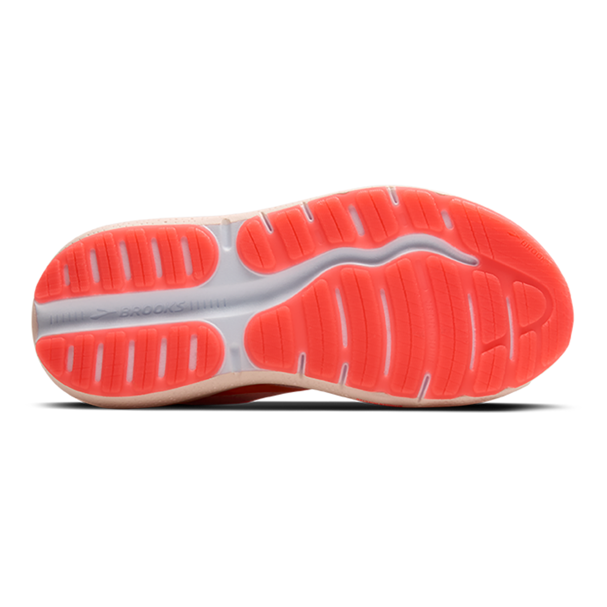 Brooks Ghost Max 2 - White - Peach - Coral