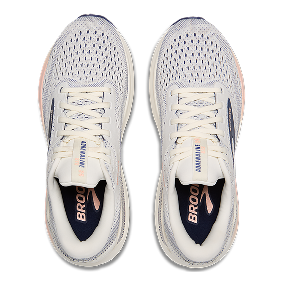 Brooks Adrenaline GTS 24 Grey - Blue Ribbon - Peach