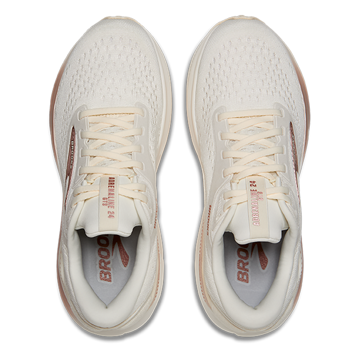 Brooks Adrenaline GTS 24 Coconut - Rose Gold - White