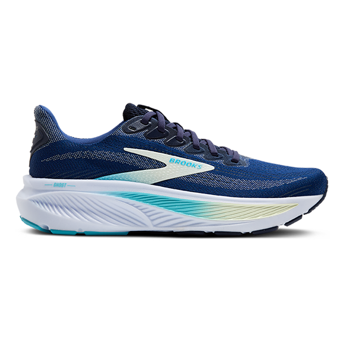 Brooks Ghost 17 Navy - Green - Turquoise