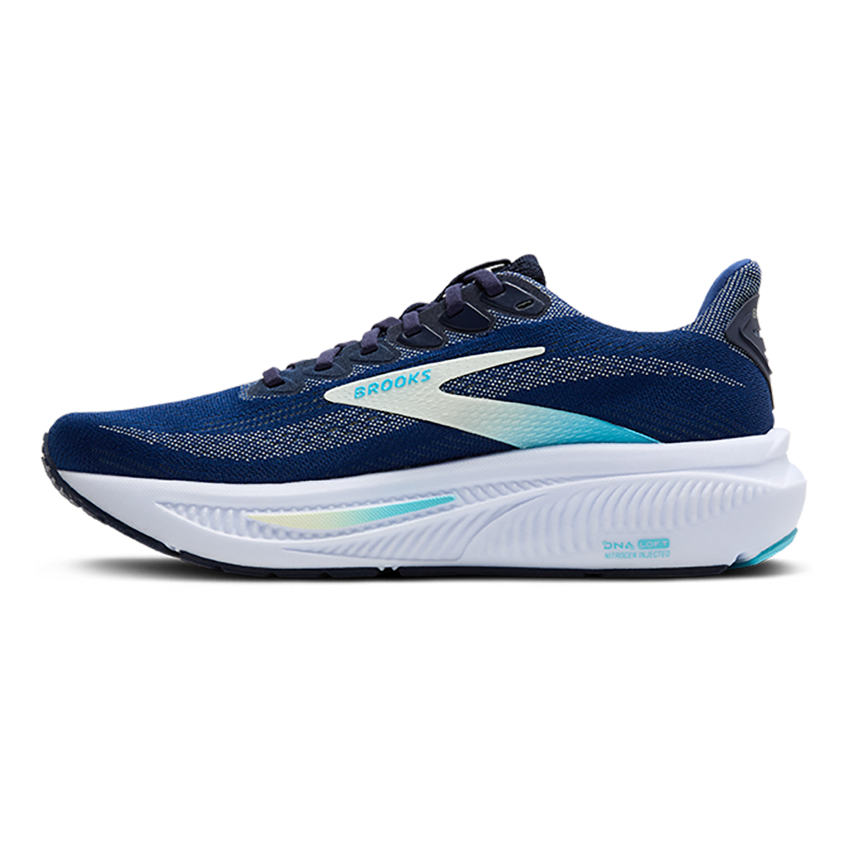 Brooks Ghost 17 Navy - Green - Turquoise