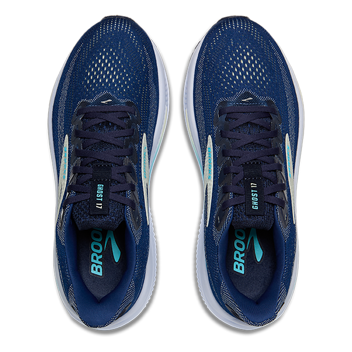 Brooks Ghost 17 Navy - Green - Turquoise