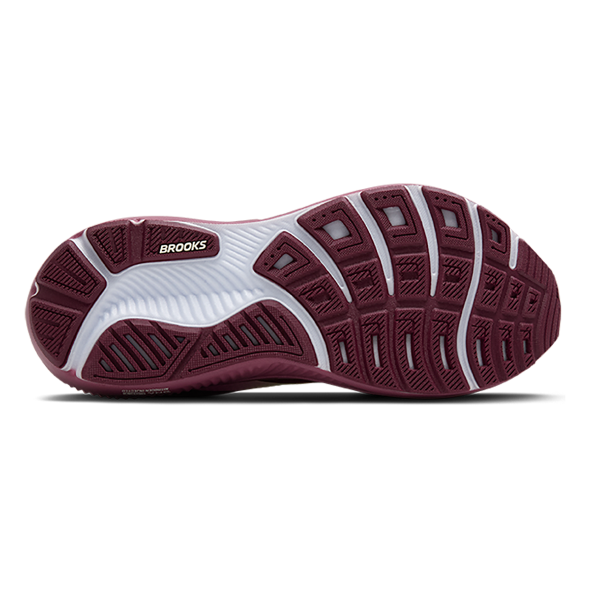Brooks Ghost 17 Burgundy - Pink - Green