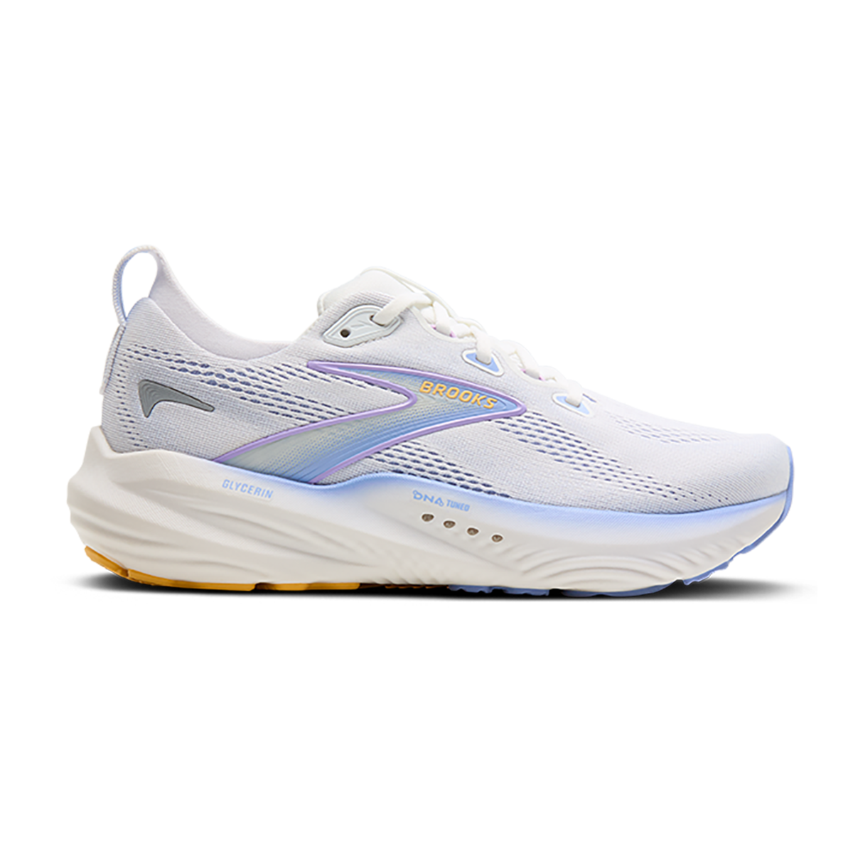Brooks Glycerin 22 White - Blue Heron - Apricot