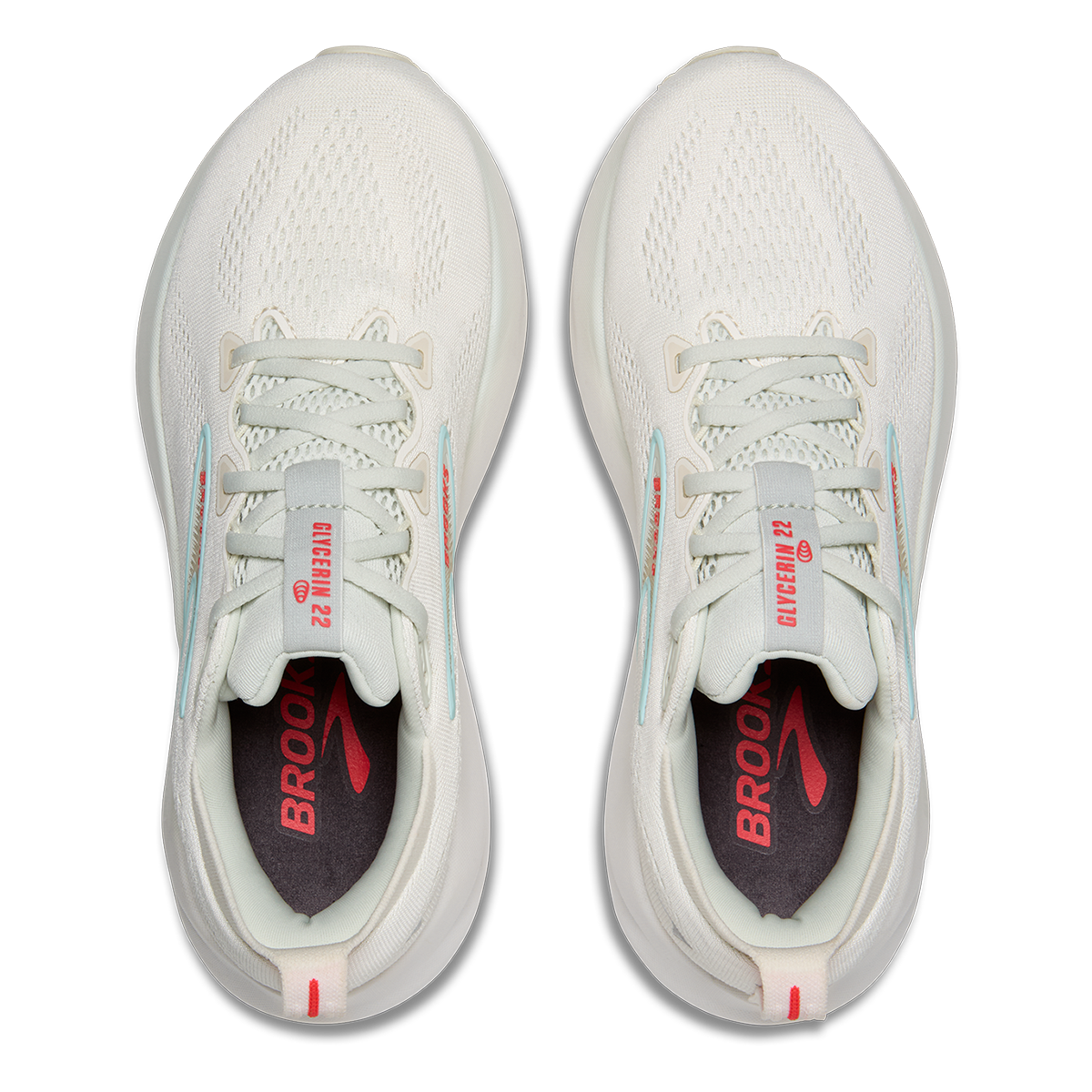 Brooks Glycerin 22 Coconut - Clearwater - Red