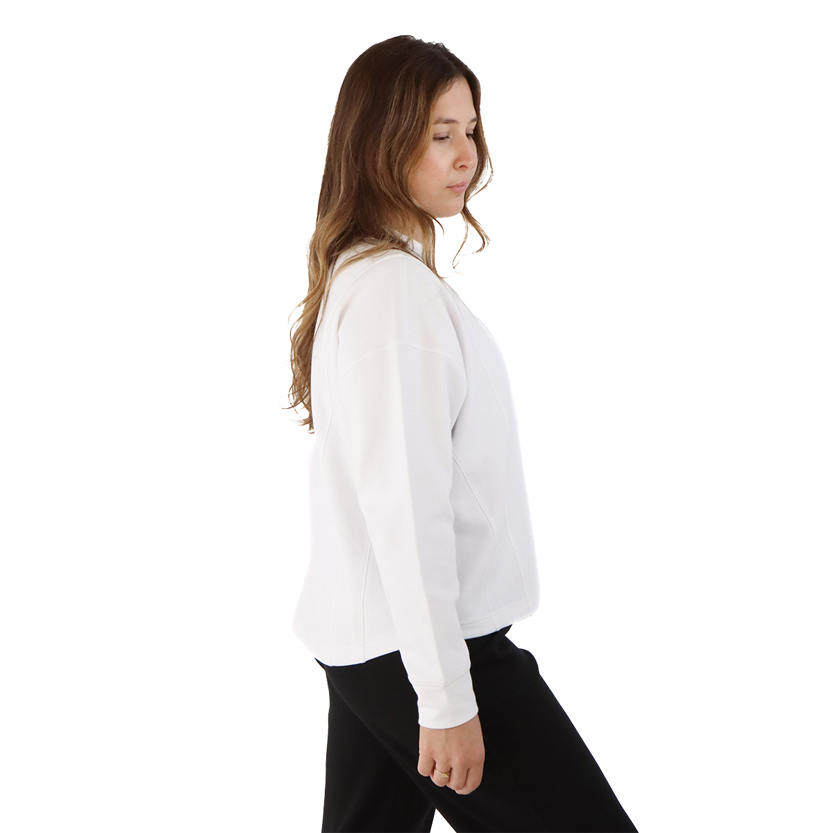 F2R Ottoman Rib Long Sleeve Top