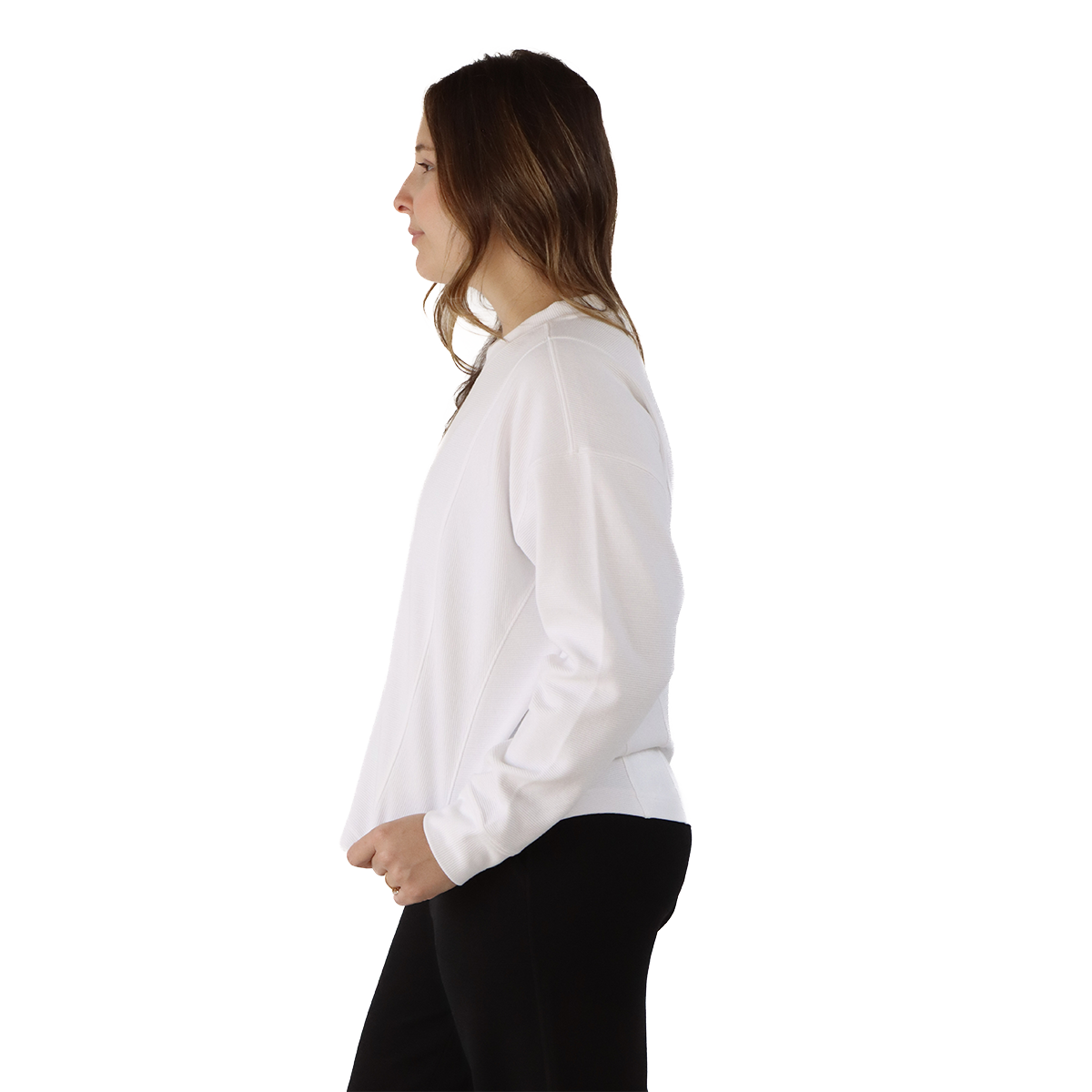 F2R Ottoman Rib Long Sleeve Top