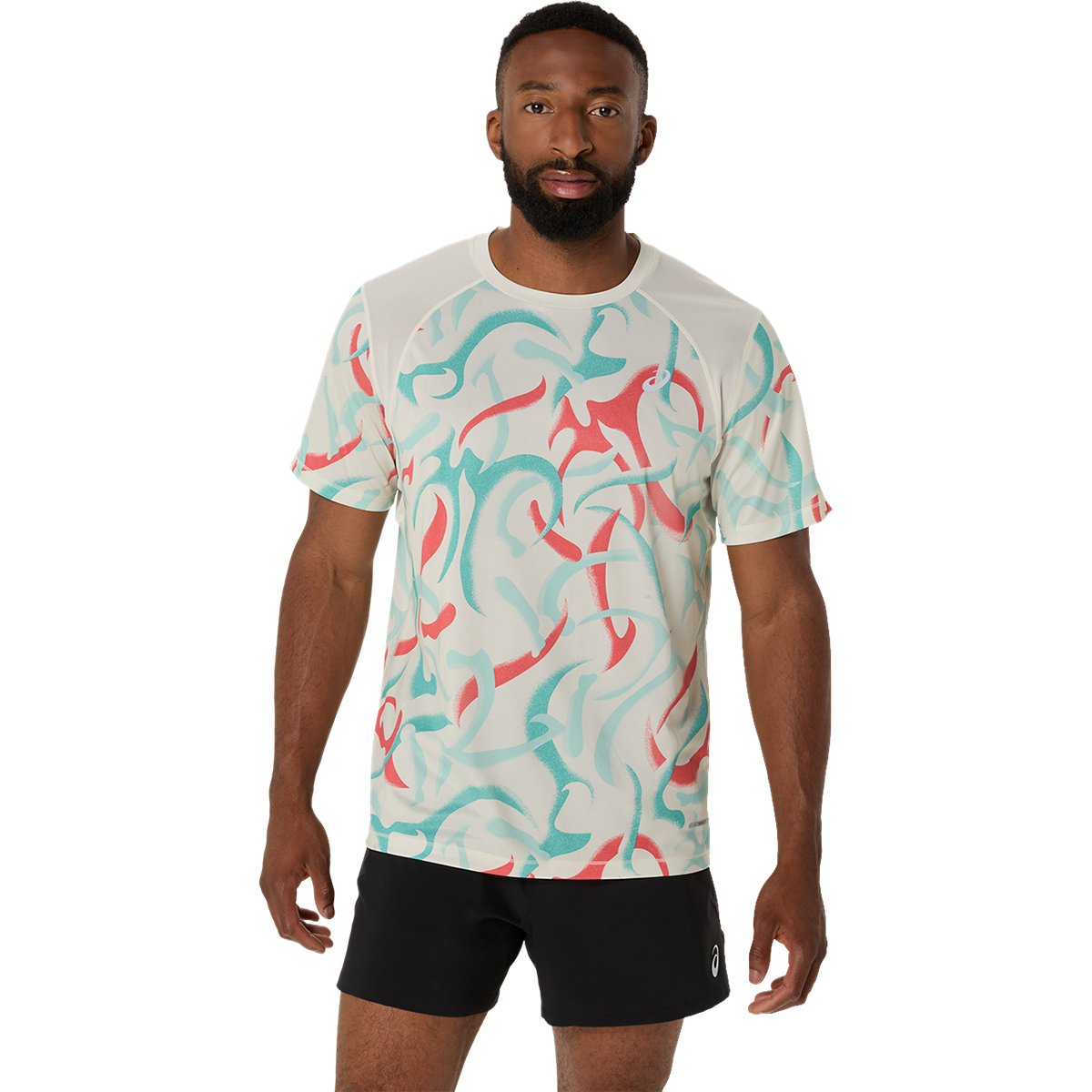 Asics Road All Over Print Shortsleeve Tee