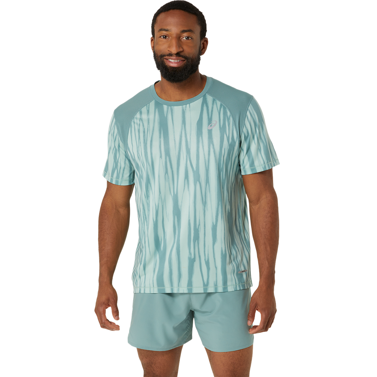 Asics Road All Over Print Shortsleeve Tee