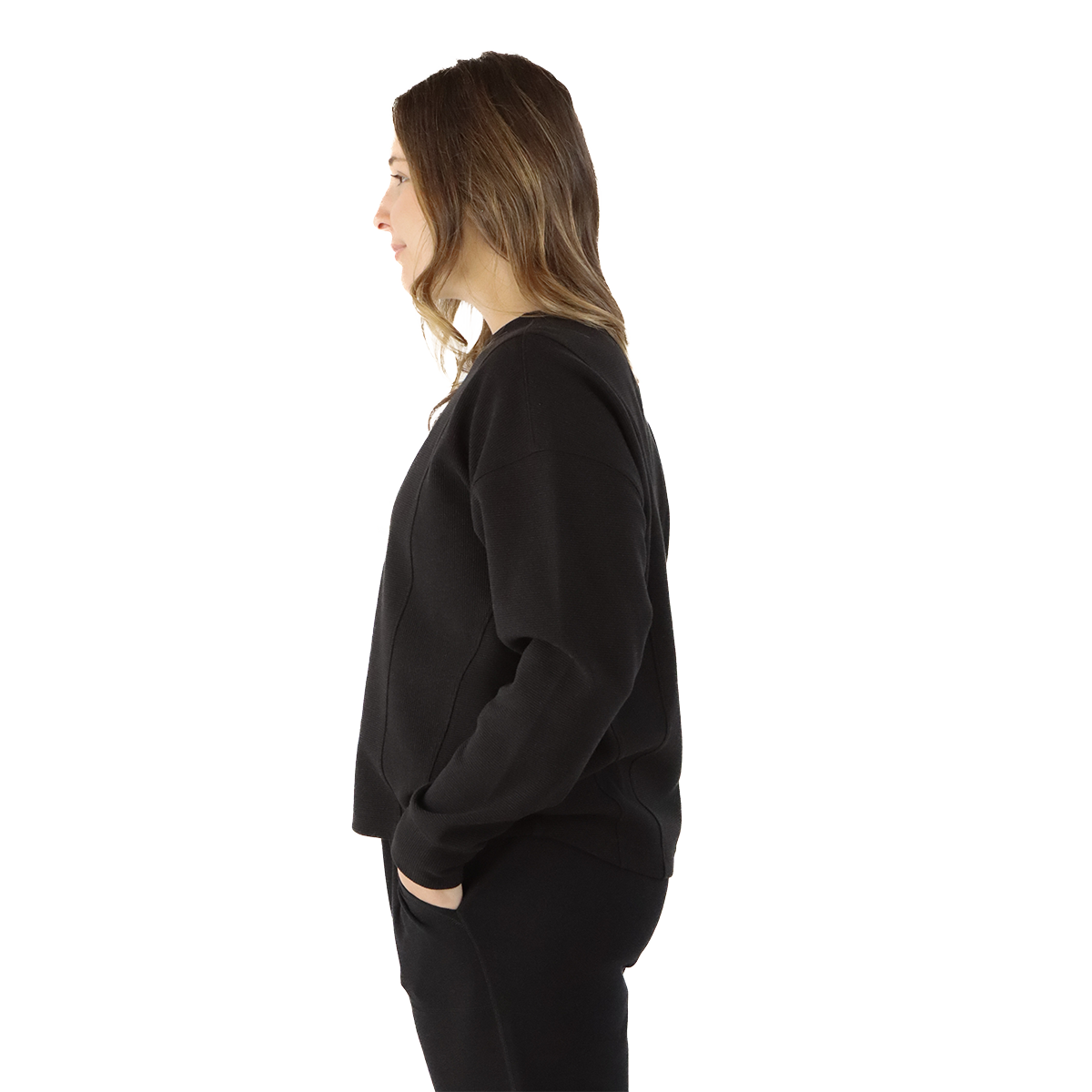 F2R Ottoman Rib Long Sleeve Top