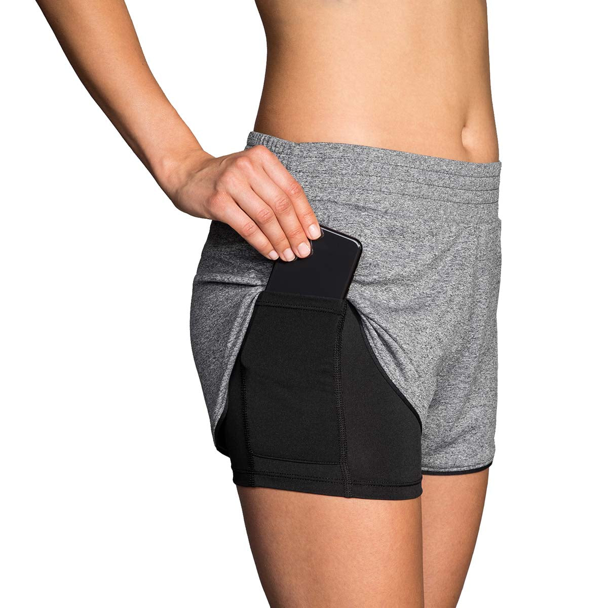 Brooks Rep 3" 2-in-1 Short