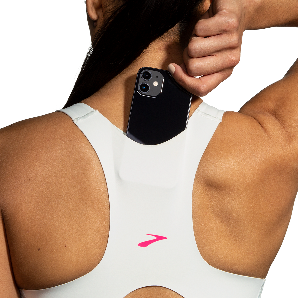 Brooks Drive 3 Pocket Run Bra - Mint Mix