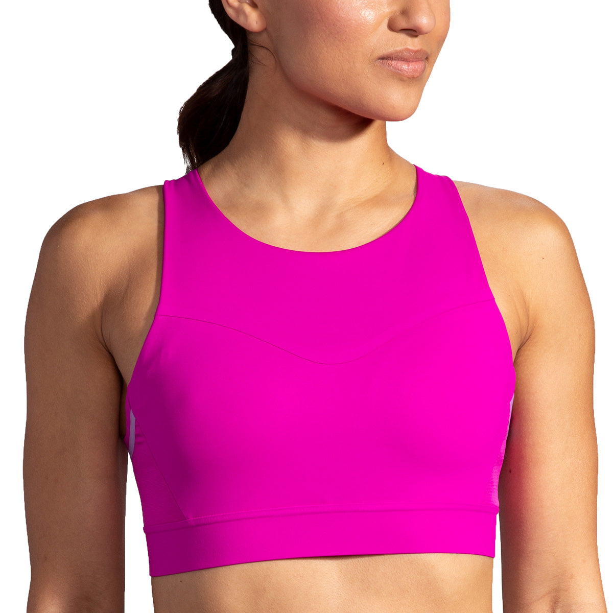 Brooks Drive 3 Pocket Run Bra - Magenta